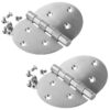 2 pieces high quality SISO / UMAXO® solid stainless steel round