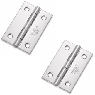 2 pieces of high-quality screw-on hinge, B-1059-4, size: 51 mm, from TAKIGEN, load capacity: 6.7 kg (15 lbs). Product Picture