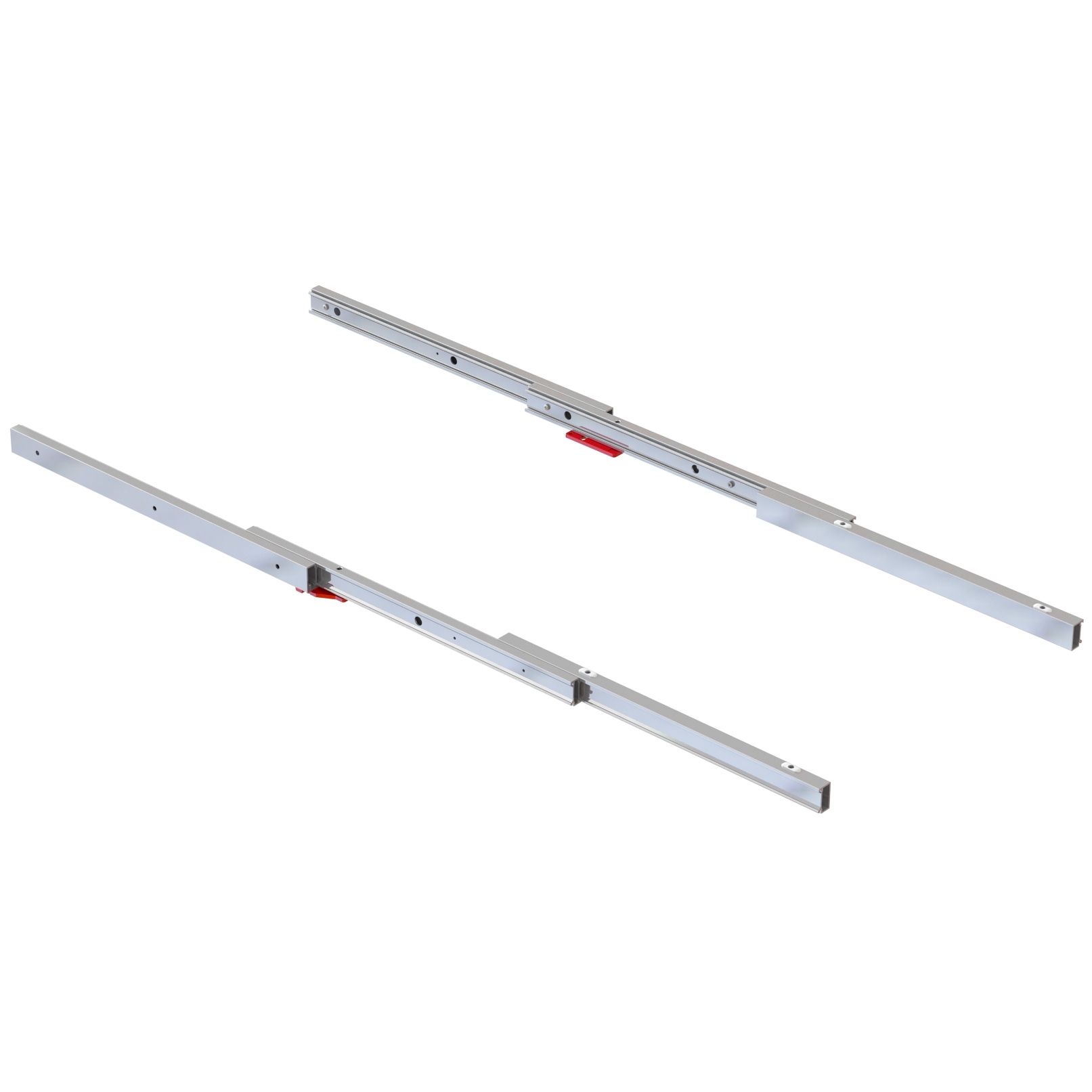 High-quality extendable table fitting, 750 mm (29-17/32"), 2046369. Robust table pull-out for kitchen cabinets, kitchen base cabinets, kitchen furniture, extendable tables, folding tables and much more, by EMUCA