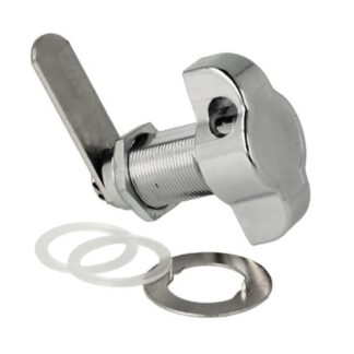 Twist bolt lock for padlock with handle function, 32 mm (1.3"), version: right, 14.04.589-0. Twist bolt lock for padlock with handle function for lockers, sheet metal cabinet, locker cabinet, locker cabinet and much more, by SISO Denmark