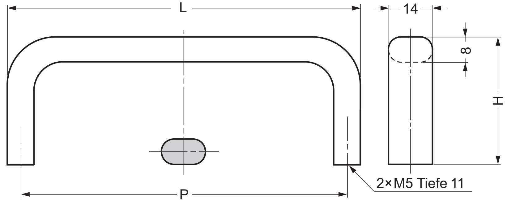 NovelBee 2 Maniglie Per Barca In Acciaio Inox, Corrimano Ovale Lucido 44,5 Cm, Con Viti, Per Yacht, Camper E Bagno