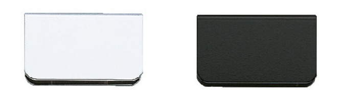 Counter plate for glass thickness 5 mm (13/64"), made of steel, surface: black, 35 mm (1-3/8"), K-110B. Counterpart for glass cabinet door, magnetic flycatcher and much more, by Sugatsune / LAMP® (Japan) - Image 3