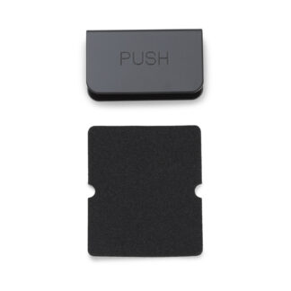 Counter plate for glass thickness 6 mm, made of steel, surface: black, 40 mm (1-37/64"), K-130B and K-130-P6. Counterpart for glass cabinet door, magnetic flycatcher and much more, by Sugatsune / LAMP® (Japan)