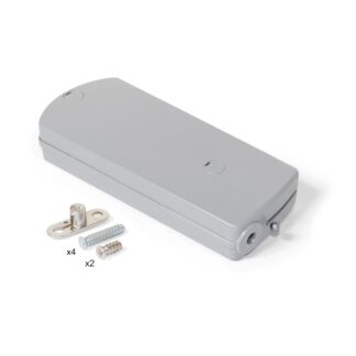 high-quality flap fitting with cable pull, 1010321, from EMUCA, load capacity: 4 kg (9 lbs), grey. Product image