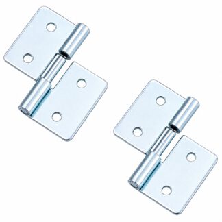 2 pieces compact lifting hinge, B-56-L, height: 35 mm, from TAKIGEN, load capacity: 2 kg (5 lbs), version: left. Product image