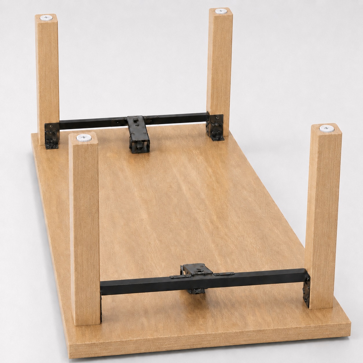 4 pieces of robust furniture adjuster, load capacity: 600 kg (1323 lbs), surface: white, ⌀25 mm (63/64"), version: with Phillips socket for screwdriver, B572-25-WH. Adjustable foot for furniture and much more, by Kojima (Japan) - Image 5