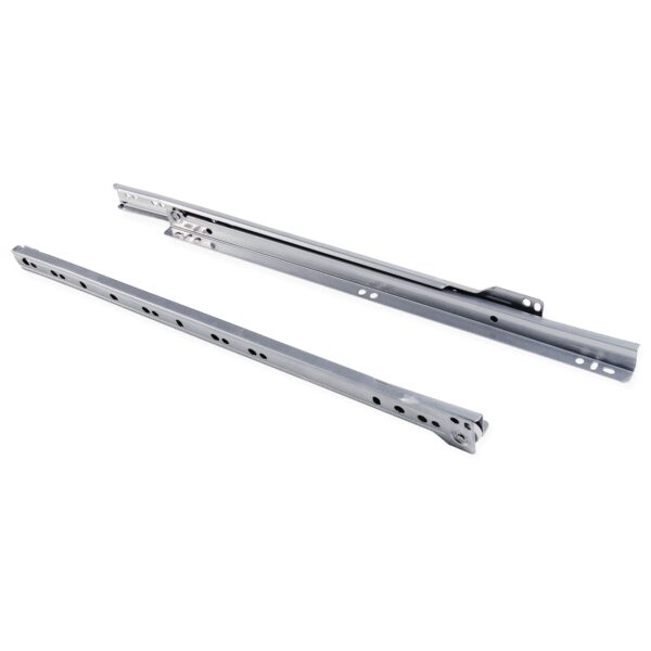 Tray Guide Rails Roller thrust guides, partial extension, painted white, RAL 9001, 300 ...