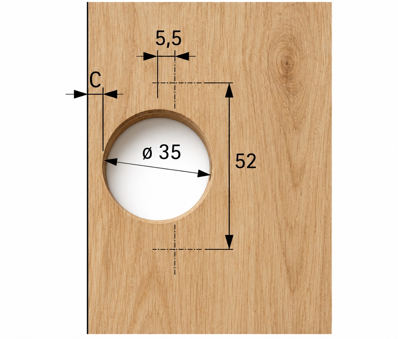 Stainless steel pot hinge, support: fully supported (present), made of stainless steel, design: mounting plate with 0 mm distance, 9289590. Corrosion-resistant stainless steel furniture hinge for outdoor furniture and much more, from Hettich - Image 4