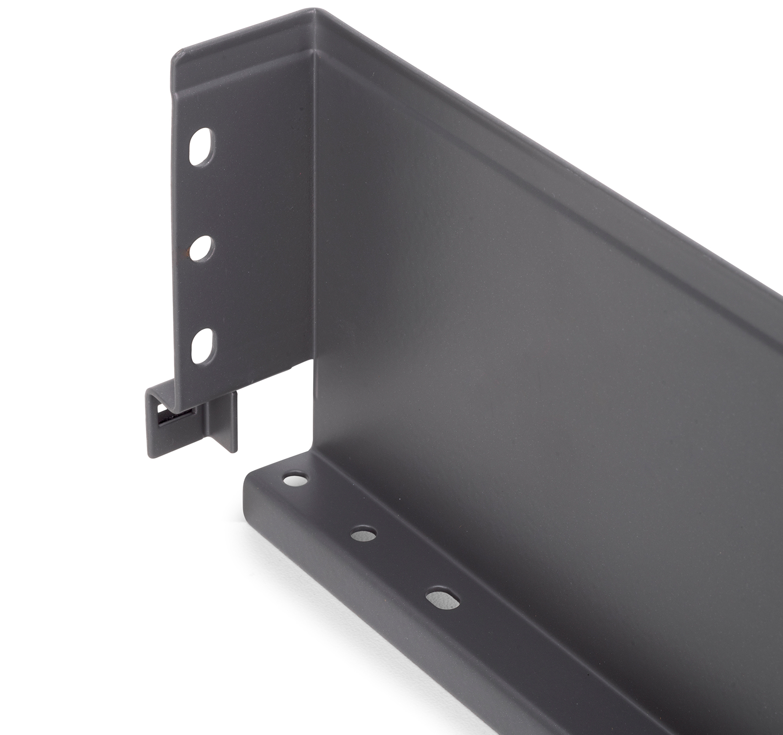 Drawer set, with extra thin frames, height: 88 mm (3-15/32"), surface: anthracite grey, 500 mm (19-11/16"), version: partial pull-out with soft-close, 3275435. drawer set for kitchen furniture and much more, by EMUCA - Image 7