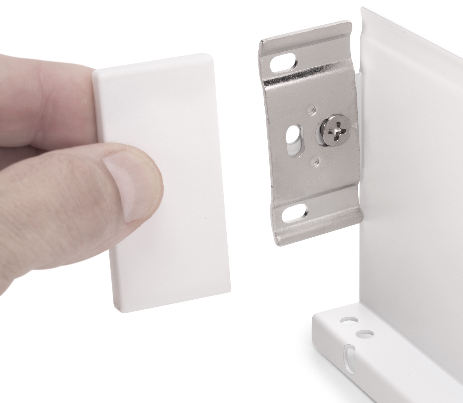 Drawer set, with extra thin frames, height: 88 mm (3-15/32"), surface: white, 440 mm (17-21/64"), version: full extension with soft-close, 3275312. drawer set for kitchen furniture and much more, by EMUCA - Image 8