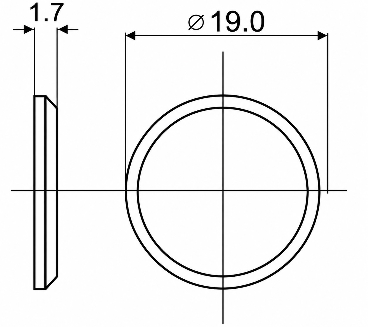 10 pieces self-adhesive counter plate, surface: nickel-plated, ⌀19 mm (3/4"), version: round, 22.01.118. High-quality counterpart for magnetic latches and much more, by SISO Denmark - Image 2