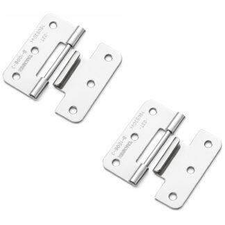 2 pieces of high-quality plug-in hinge, B-1006-3, height: 40 mm, from TAKIGEN, load capacity: 4 kg (9 lbs). Product Image