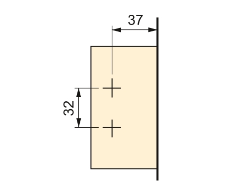 Cup hinge, soft-close, clip-on mounting, 3D adjustable, incl. mounting plate, surface: nickel-plated, version: surface-mounted, 1040007. pot hinge for furniture, cabinets and much more, by EMUCA - Image 3