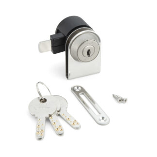 Lever lock, for glass doors, keyed alike 1300GL-D, by Sugatsune / LAMP (Japan)