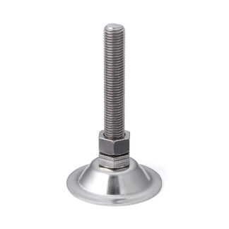 Leveling Glider, Stainless Steel ADPS75-16-100, by Sugatsune / LAMP (Japan)
