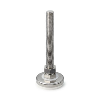 Leveling glides, stainless steel ADWHS60-16-130, by Sugatsune / LAMP (Japan)