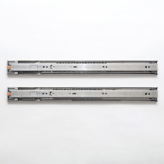 Full extension soft-close, stainless steel ESR4670-18, by Sugatsune / LAMP (Japan)