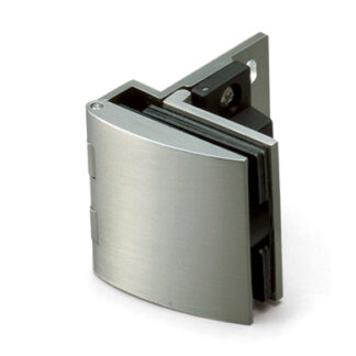 Glass Door Hinge, Semi-Resting, with Locking Function GH-456C-SN, by Sugatsune / LAMP (Japan)