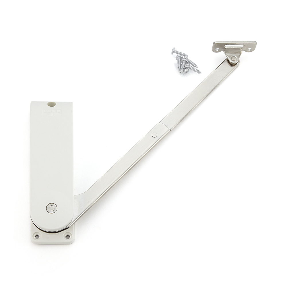 Heavy Duty Soft-down Flap Fitting HDS-30KR-WT, by Sugatsune / LAMP (Japan)