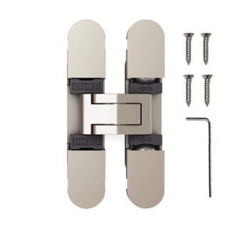 Invisible Stop Hinge, 3D Adjustable HES3D-70DN, by Sugatsune / LAMP (Japan)