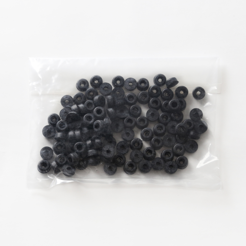 Adjustable leg, rubber, pack of 100 K-10-P100, by Sugatsune / LAMP (Japan)