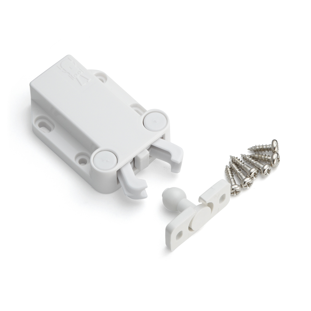 Non-magnetic snapper MC-37F-WH, by Sugatsune / LAMP (Japan)
