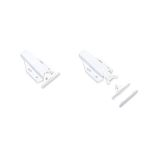 Non-magnetic snap latch MLC-100DS-WT, by Sugatsune / LAMP (Japan)