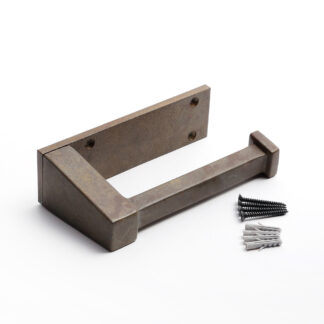 Toilet Paper Holder, Aged Cast Series PXB-AC07-111-BR, by Sugatsune / LAMP (Japan)