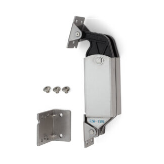 Heavy-duty flap fitting, with spring S-AT02W, by Sugatsune / LAMP (Japan)