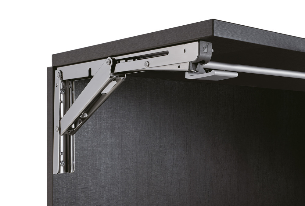 Practical connecting rod, version: for three folding brackets, EB-907561 and EB-907572. One-handed connection lever for Robust Soft by ROCA and EB-DA folding console, by Sugatsune / LAMP® (Japan) - Image 5