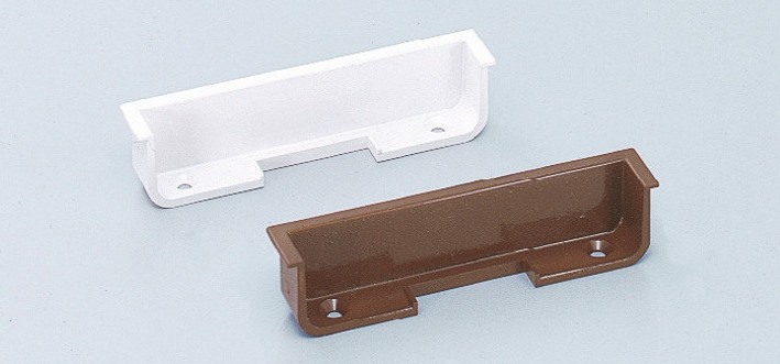 Hidden snap latch handle, surface: white, AK-60WT and AK-C60WT. Practical safety bolt handle for yacht interiors, motorhome conversions, caravan furniture, campers and much more, by Sugatsune / LAMP® (Japan) - Image 3